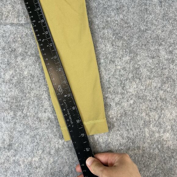 Lululemon Align High Rise Cropped Leggings Women’s 2 21" Bronze Green LW6BDTS - Picture 6 of 9